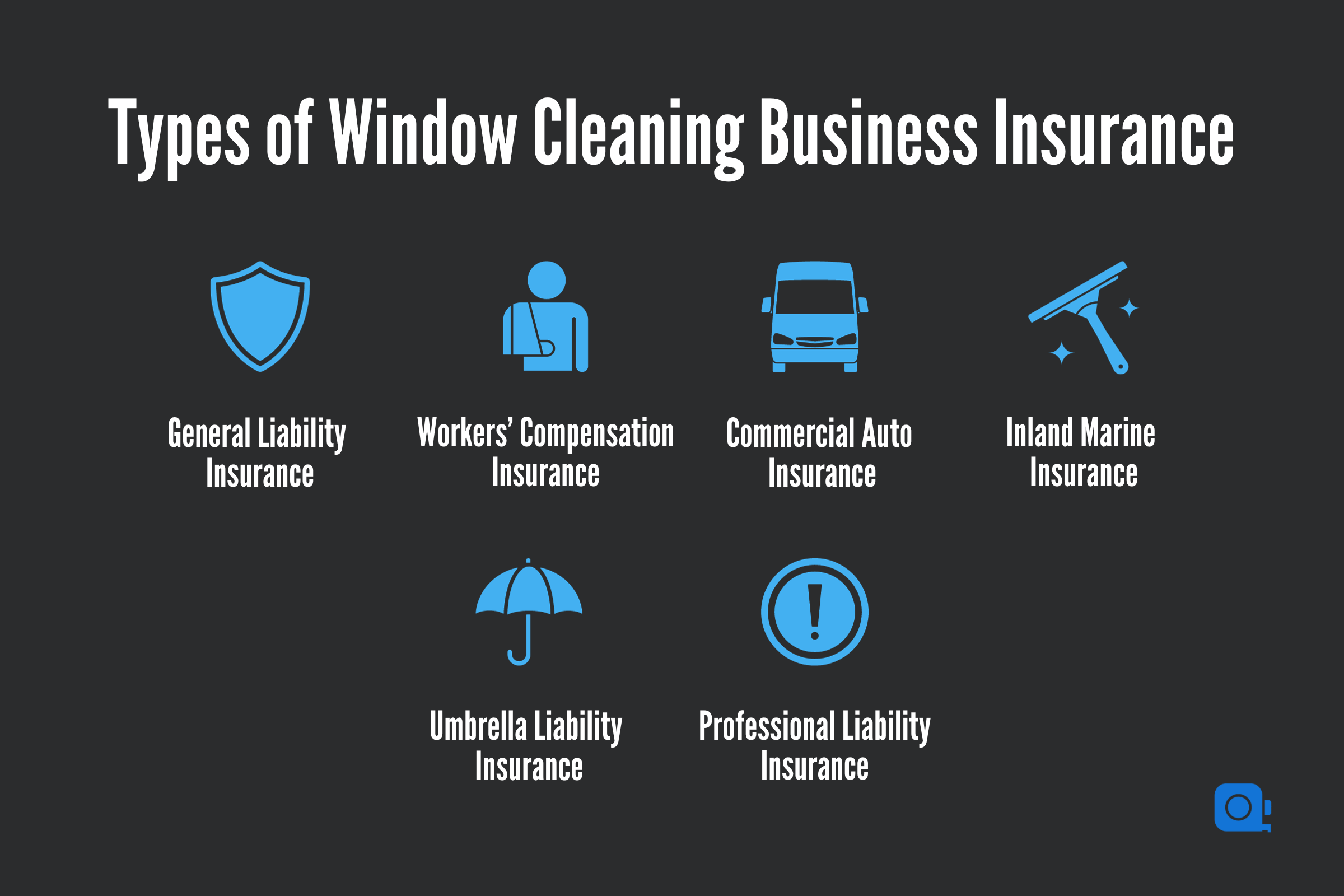 Types of Window Cleaning Business Insurance