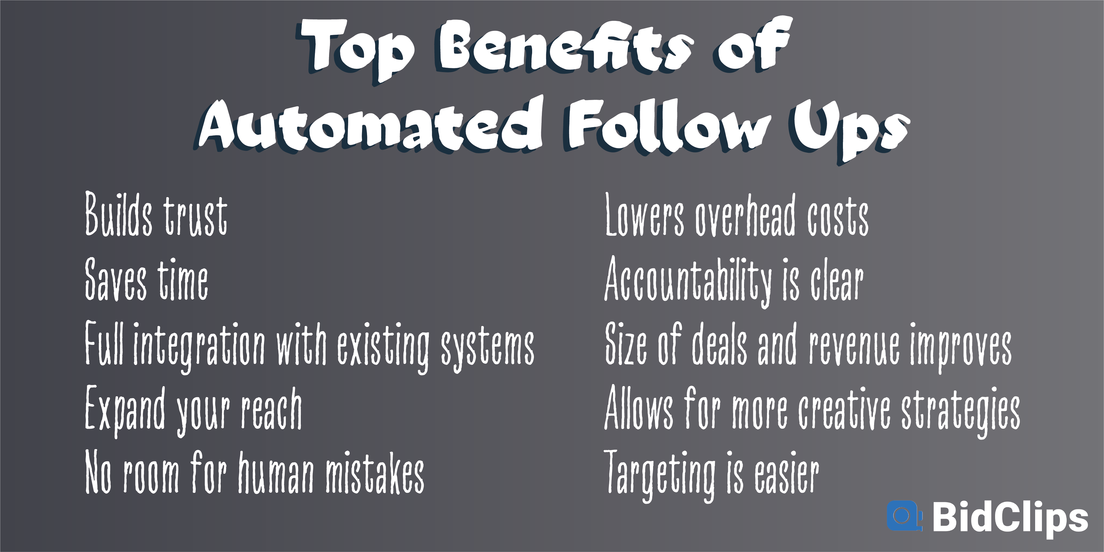 Top Benefits of Automated Follow Ups
