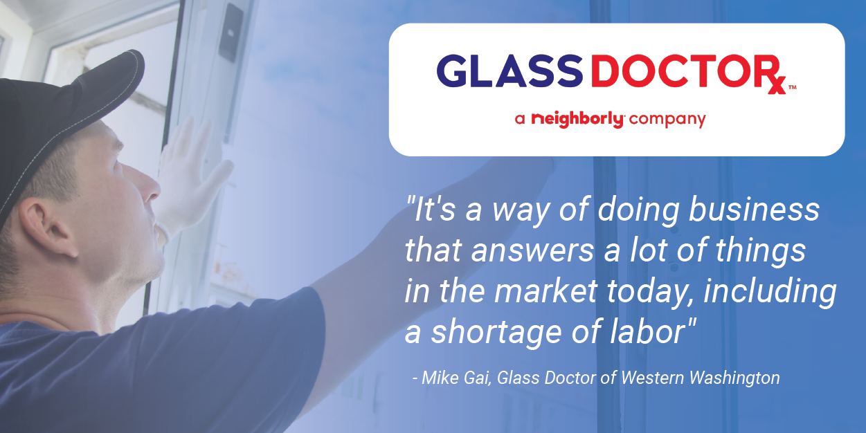Glass Doctor Logo and Quote